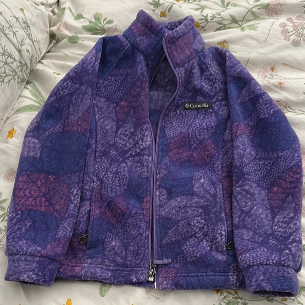 Columbia Purple Puffer Jacket
